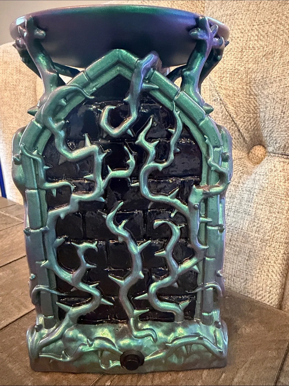 Bath & Body Works Maleficent Shadowbox Pedestal Disney Villains Collection New
